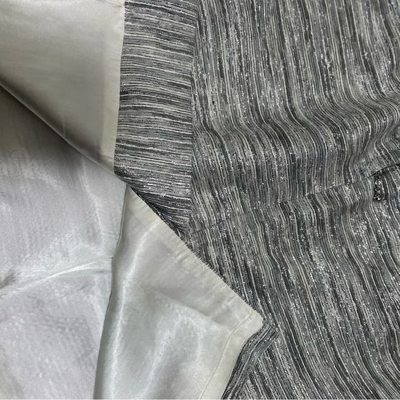 KATE SPADE Women’s  Skirt Silver mettalic Pencil Skirt Knee Length - Picture 5 of 7